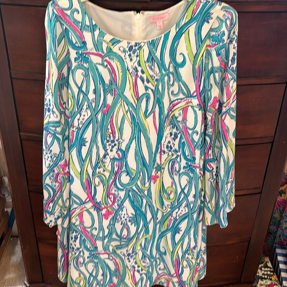 Lilly Pulitzer Print L/S 'Colette' Tunic Length Print Dress - Picture 2 of 10